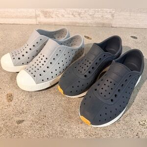 Bundle of Native Robbie and Jefferson Shoes- size 1